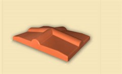 KMB SENDWIX Betonová hlavice profilovaná višňová